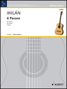 Six Pavans Guitar and Fretted sheet music cover